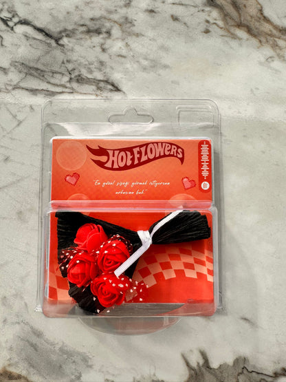 HOT FLOWERS Kırmızı Çiçek aynalı